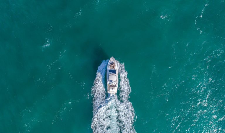 boat aerial view